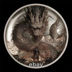 2026 Cook Islands 3 oz Silver the Thunder Dragon Coloured Proof Coin