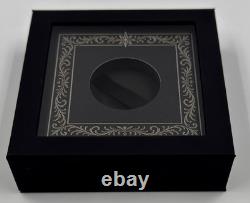 2026 Cook Islands $5 1 Oz Silver Obsidian Black Wave PCGS PR70 FDOI Black Proof