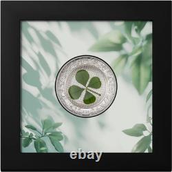 2026 Cook Islands Four-Leaf Clovers Ounce of Luck 1oz Silver Coin