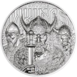 2026 Cook Islands Legends Savage Vikings 1 oz Silver Proof Coin