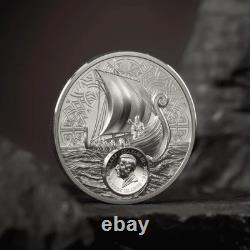 2026 Cook Islands Legends Savage Vikings 1 oz Silver Proof Coin