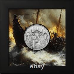 2026 Cook Islands Legends Savage Vikings 1 oz Silver Proof Coin