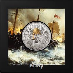 2026 Cook Islands Savage Viking 3oz Silver Coin Ultra High Relief