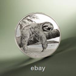 2026 Cook Islands Seven Deadly Sins Sloth 1oz Silver Coin