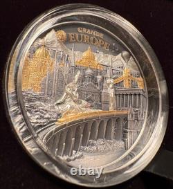 2026 Hidden Treasure Grande Europe 3oz. 999 Silver coin Cook Islands Mintage 500