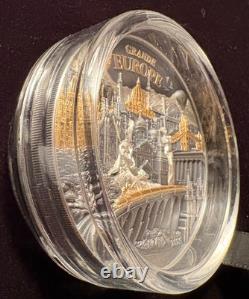 2026 Hidden Treasure Grande Europe 3oz. 999 Silver coin Cook Islands Mintage 500