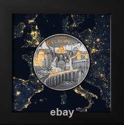 2026 Hidden Treasure Grande Europe 3oz. 999 Silver coin Cook Islands Mintage 500