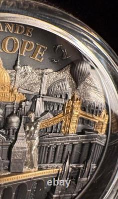 2026 Hidden Treasure Grande Europe 3oz. 999 Silver coin Cook Islands Mintage 500