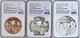 3 Wild West 2024 Coins Cook Islands 1oz, 3oz Silver & 50g Copper FR NGC PF70 UC