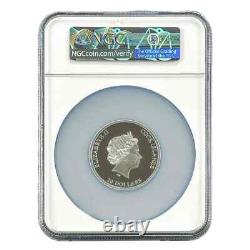 3 oz Silver Burst Coin 2022 PF70 Cook Islands Collectible