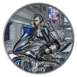 3 oz Silver Cyber Queen Coin 2023 Cook Islands