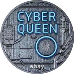3 oz Silver Cyber Queen Coin 2023 Cook Islands