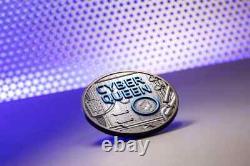 3 oz Silver Cyber Queen Coin 2023 Cook Islands
