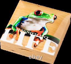 5$ 2018 Cook Islands Magnificent Life Laubfrosch-Tree Frog