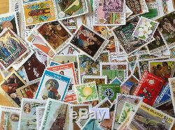 500 Different Cook Islands Including Aitutaki & Penrhyn Stamp Collection