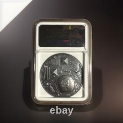 7k Metals 2022 Legacy of the Pharaohs 3oz 999 Antiqued Silver NGC MS70 Only 2022