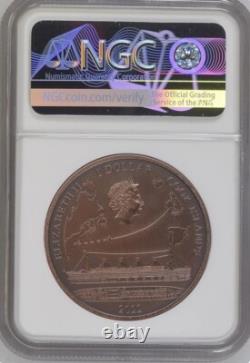 7k Metals TITANIC Copper Coin 2022 NGC MS70 Antiqued Cook Islands Mint 5000