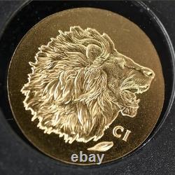 9999 Pure Gold Lion Coin Cook Island 2025