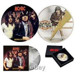 AC/DC HIGHWAY TO HELL & HIGH VOLTAGE 2018 2x Cook Islands 1/2oz silver