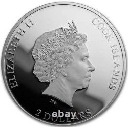 AC/DC Silver Proof Coin 1/2 Oz FOR THOSE ABOUT TO ROCK 2019 Cook Islands $2