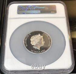ALCATRAZ ISLAND 3 Oz Silver Coin, 20$ Cook Islands 2023, 750 PCS, CIT 30400 /A03