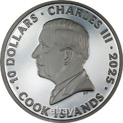ANCHOR ROUGH STORMS Journey 2 Oz Silver Coin Cook Islands 2025