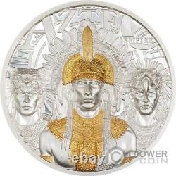 AZTEC EMPIRE 3 Oz Silver Coin 20$ Cook Islands 2025