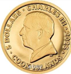 AZTEC EMPIRE Gold Coin $5 Cook Islands 2025
