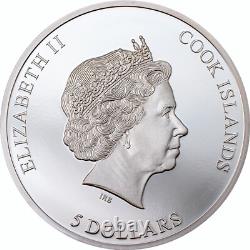 Aba panu meteorite 1 oz silver coin Cook Islands 2022