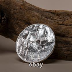 Aba panu meteorite 1 oz silver coin Cook Islands 2022