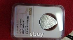 Ac/dc Guitar Plug Me In 2019 Cook Islands $2 Silver Coin Ngc Ms69 Fr Antiqued