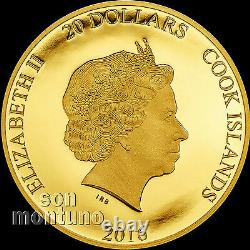 BREXIT COIN 1/10 TENTH OZ 24K GOLD PROOF JUNE 23 2016 Cook Islands 20 DOLLARS