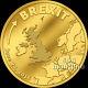 BREXIT COIN HALF GRAM 24K GOLD PROOF JUNE 23 2016 Cook Islands $5 UK/EU