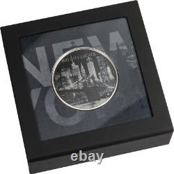Big City Lights NEW YORK 1 oz Silver Proof Coin 2022 COOK ISLANDS $5 Dollars