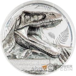 CARCHARODONTOSAURUS Jurassic Relics 1 Oz Silver Coin 5$ Cook Islands 2026