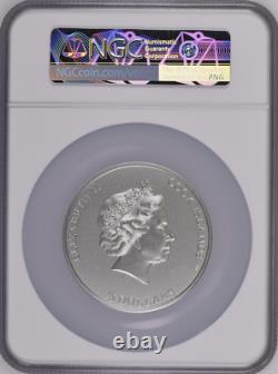 CIT 2021 Cook Is. Elbrus The Seven 7 Summits S$25 5oz Silver Coin NGC MS 70 UC