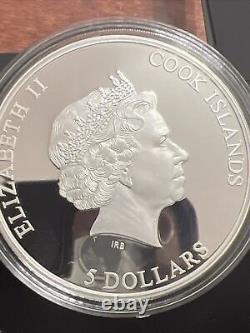 CIT 2023 1 oz Proof Cook Islands Big City Lights Sydney Silver Coin Fast Ship