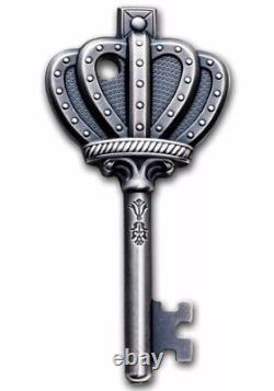 CIT 2023 Key to My Kingdom 1 oz Ultra High Relief Antique Silver Coin