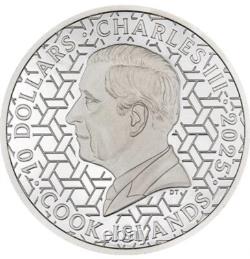CLIFF 2 Oz Silver Coin 10$ Cook Islands 2025