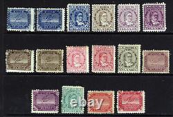 COOK ISLANDS 1896-00 The Full Perf. 11 Watermark NZ Star Set SG 11 to SG 20a MINT