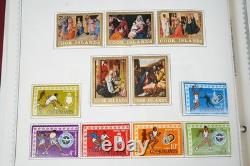 COOK ISLANDS 1920s-1980s COLLECTION OF 500+ MINT STAMPS STORED IN HARRIS ALBUM