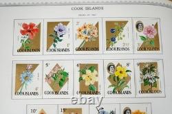 COOK ISLANDS 1920s-1980s COLLECTION OF 500+ MINT STAMPS STORED IN HARRIS ALBUM