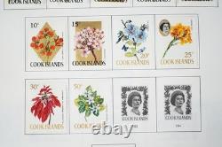 COOK ISLANDS 1920s-1980s COLLECTION OF 500+ MINT STAMPS STORED IN HARRIS ALBUM