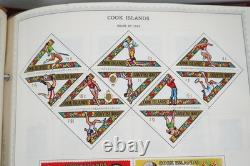 COOK ISLANDS 1920s-1980s COLLECTION OF 500+ MINT STAMPS STORED IN HARRIS ALBUM