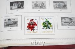 COOK ISLANDS 1920s-1980s COLLECTION OF 500+ MINT STAMPS STORED IN HARRIS ALBUM