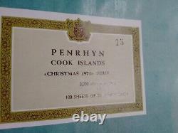 COOK ISLANDS 1974 Christmas 30c Set of (100 Sheets of 30) UNOPENED RARE (3,000)