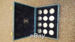 COOK ISLANDS 1991 $50 proof silver coins Endangered Wildlife