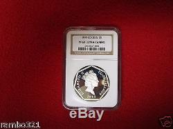 COOK ISLANDS 1999 SILVER 5 Dollars Millennium 7 Sided 1 troy oz KM#367 NGC PF69