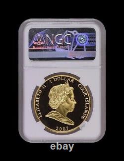 COOK ISLANDS. 2007, Dollar NGC PF69 Top Pop? Princess Diana, Thailand