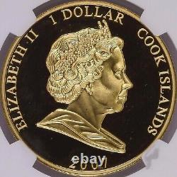 COOK ISLANDS. 2007, Dollar NGC PF69 Top Pop? Princess Diana, Thailand